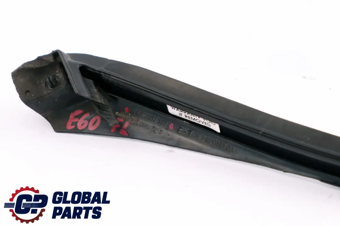 BMW 5 Series E60 E60N E61 E61N LCI Front Left Door Roof Seam Seal N/S - SKU 7057507 - Part number 51217057507