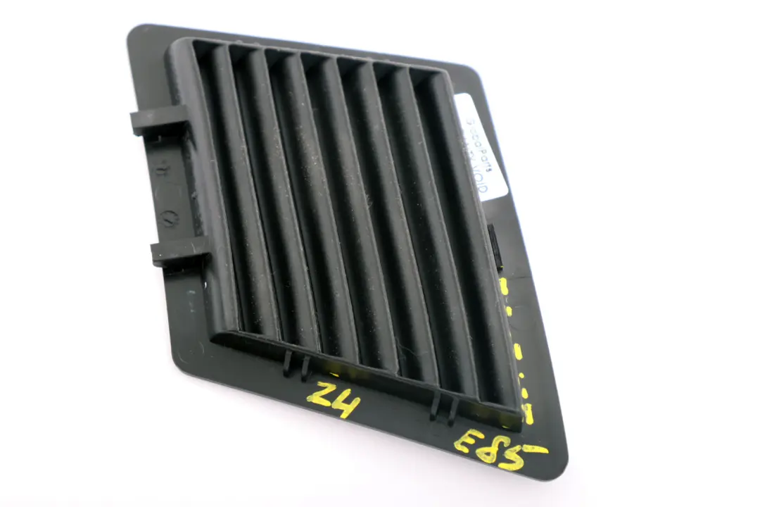 BMW Z4 Reihe E85 E86 Grill Heckentlüftung links SCHWARZ BLACK - SKU 7057937 - Teilenummer 7036509