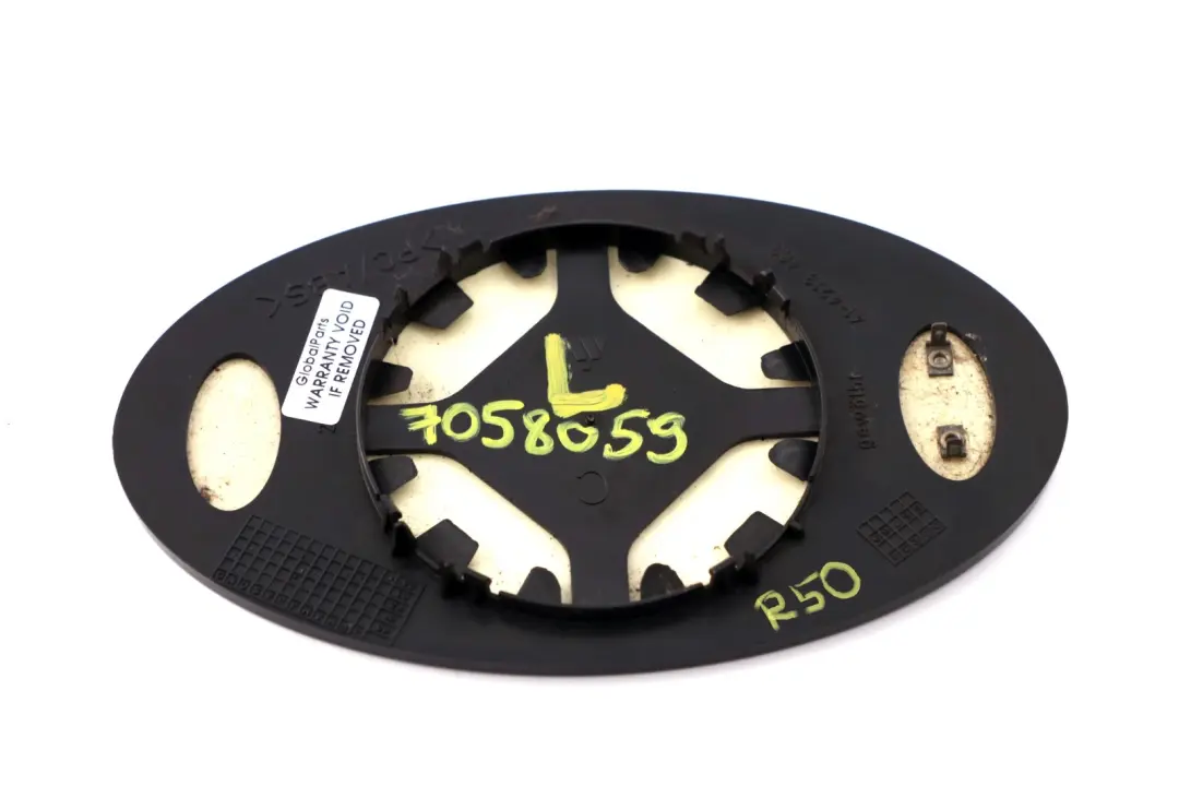  Specchio Riscaldato Genuine Mini Cooper One R50 R52 R53 Vetro Esterna Sinistra - SKU 7058059 - Numero di parte 7058059