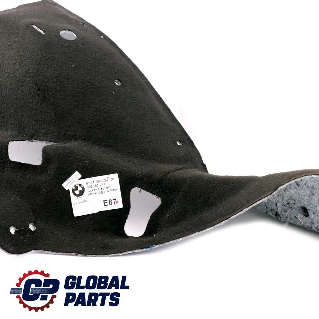 Isolamento Acustico Passaruota Posteriore Sinistra per BMW E81 E87 LCI con numero di parte 51487058123 BMW E81 E87 LCI Isolamento Acustico Passaruota Posteriore Sinistra - SKU 7058123 - Numero di parte 51487058123