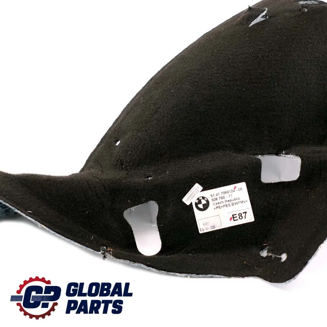 Isolamento Acustico Passaruota Posteriore Destra per BMW E81 E87 LCI con numero di parte 51487058124 BMW E81 E87 LCI Isolamento Acustico Passaruota Posteriore Destra - SKU 7058124 - Numero di parte 51487058124