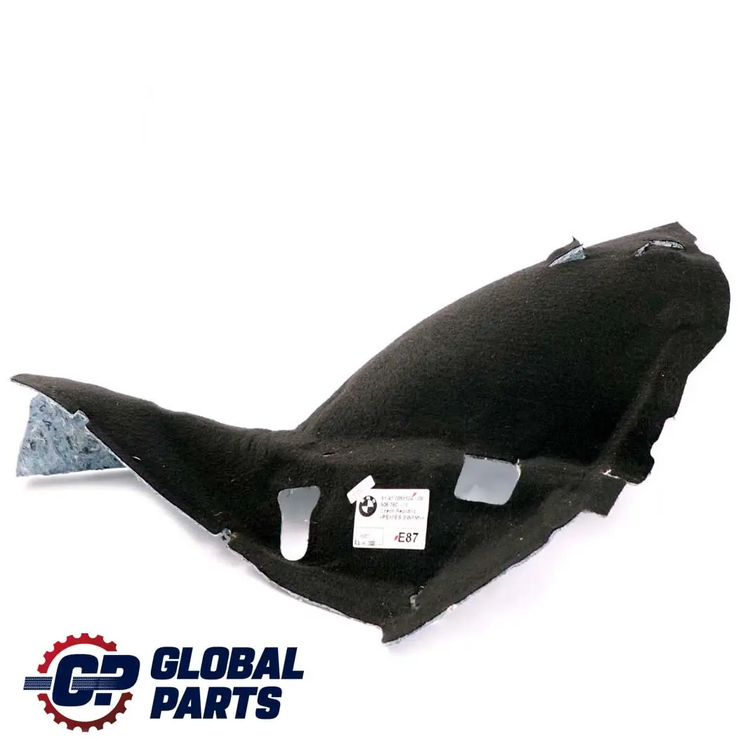 BMW E81 E87 LCI Aislamiento Acustico Trasero Derecho Carcasa Rueda - SKU 7058124 - Número de pieza 51487058124