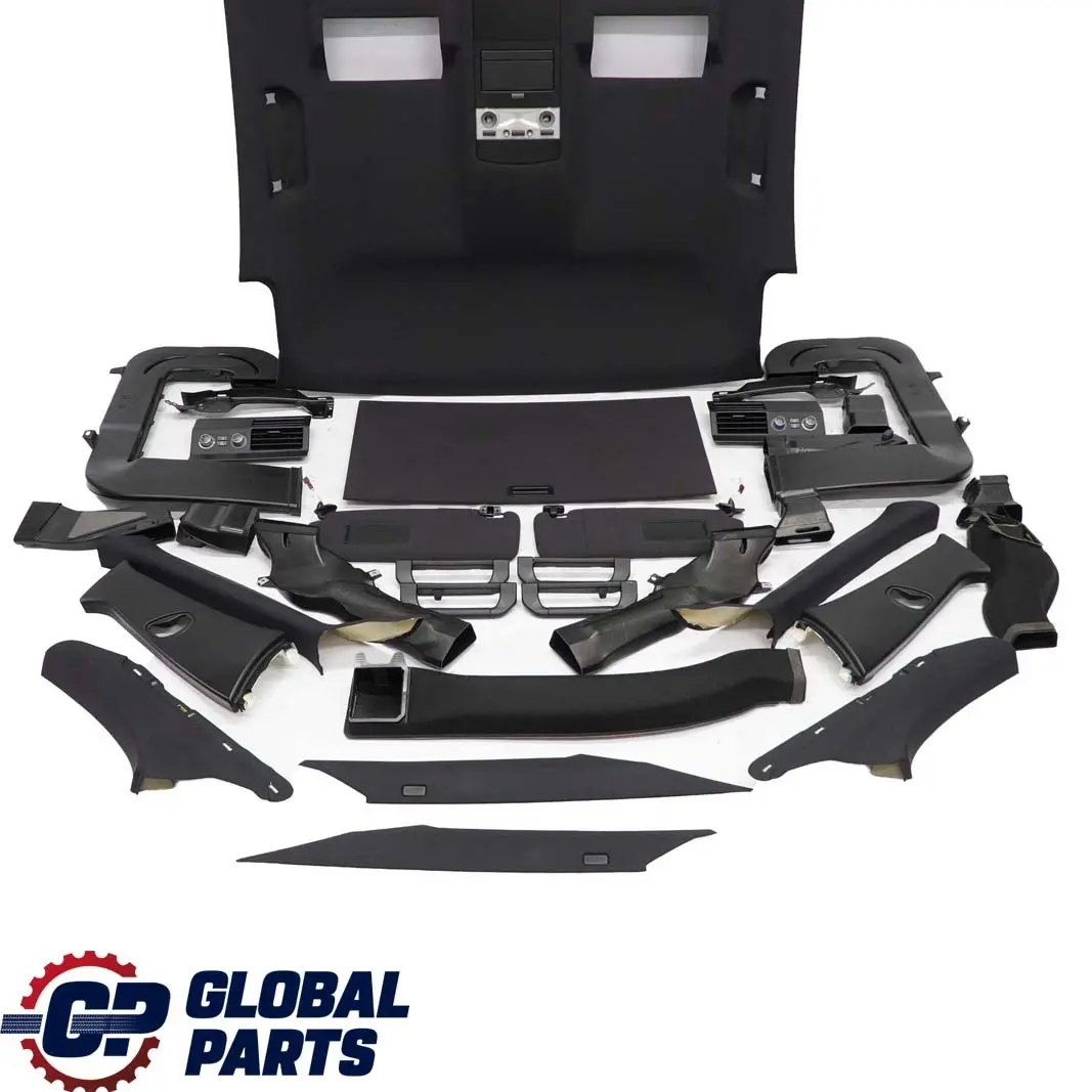 BMW E66 Long Complete Headlining Roof Slide Rear Air Conditioning Sunroof Black - SKU 7058135 - Part number 7058135