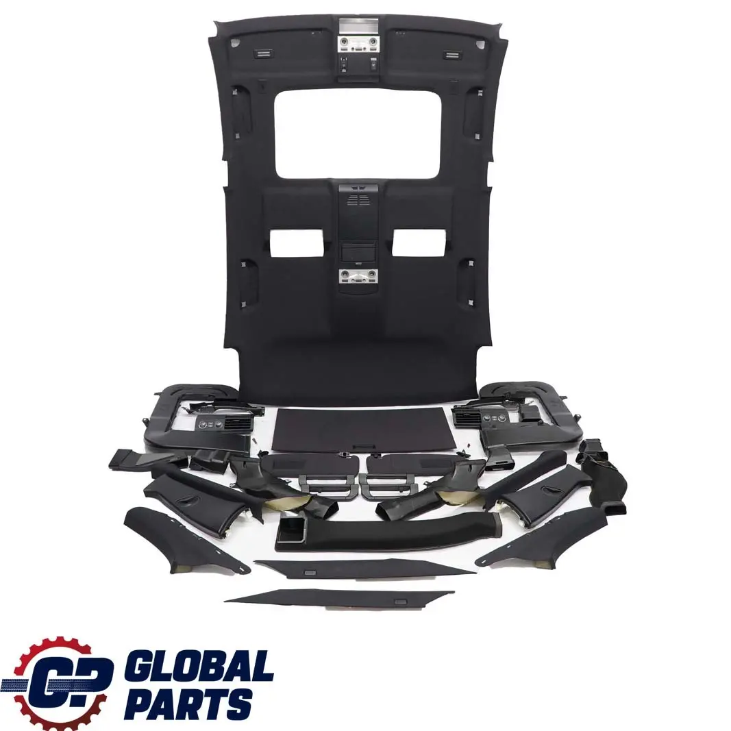 BMW E66 Long Complete Headlining Roof Slide Rear Air Conditioning Sunroof Black - SKU 7058135 - Part number 7058135
