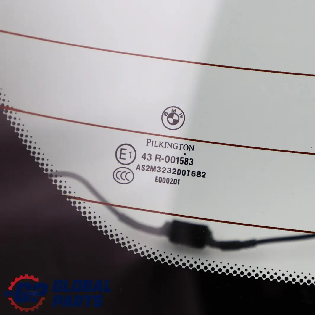 BMW E81 E87 Maletero Tapa Porton Trasero Cristal AS2 - SKU 7058227-1 - Número de pieza 7058227