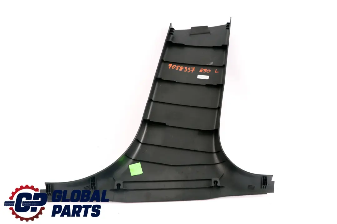 BMW 3 Series E90 E90N E91 E91N Cover B-Column Bottom Left N/S Black Schwarz - SKU 7058337 - Part number 7141101