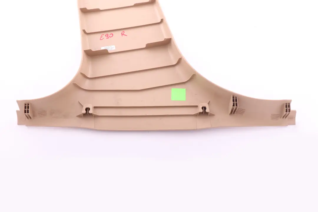 B-column Bottom Trim Pillar Right O/S Beige to BMW E90 E90N E91 Cover with Part number 7058338 BMW E90 E90N E91 Cover B-column Bottom Trim Pillar Right O/S Beige - SKU 7058338 - Part number 7058338