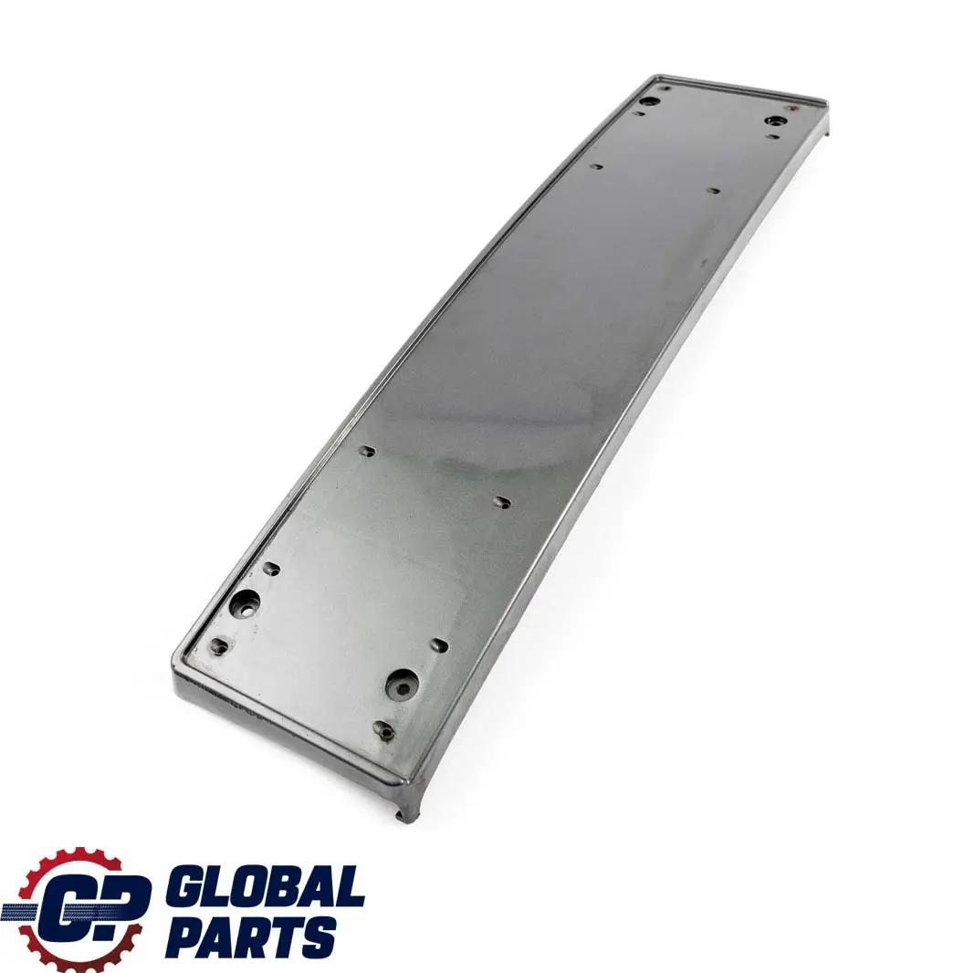 BMW E90 E91 Front Bumper Licence Plate Base Sparkling Graphite A22 8041180 - SKU 7058449-SG - Part number 7058449