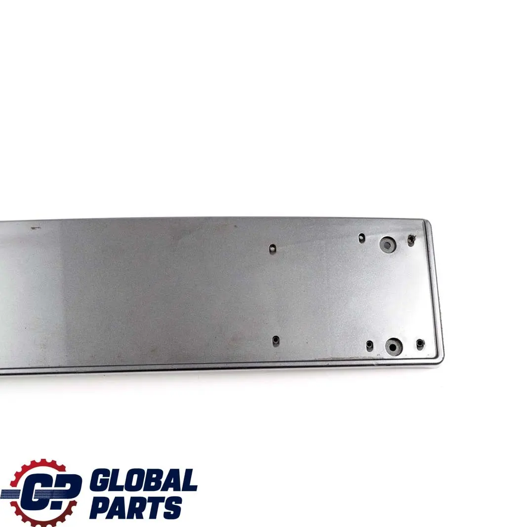 BMW E90 E91 Front Bumper Licence Plate Base Sparkling Graphite A22 8041180 - SKU 7058449-SG - Part number 7058449