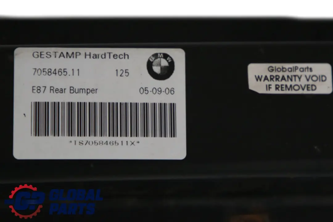 BMW E81 E87 Heckstoßstangenträger Unterstützung Crash Bar Verstärker - SKU 7058465 - Teilenummer 7058465