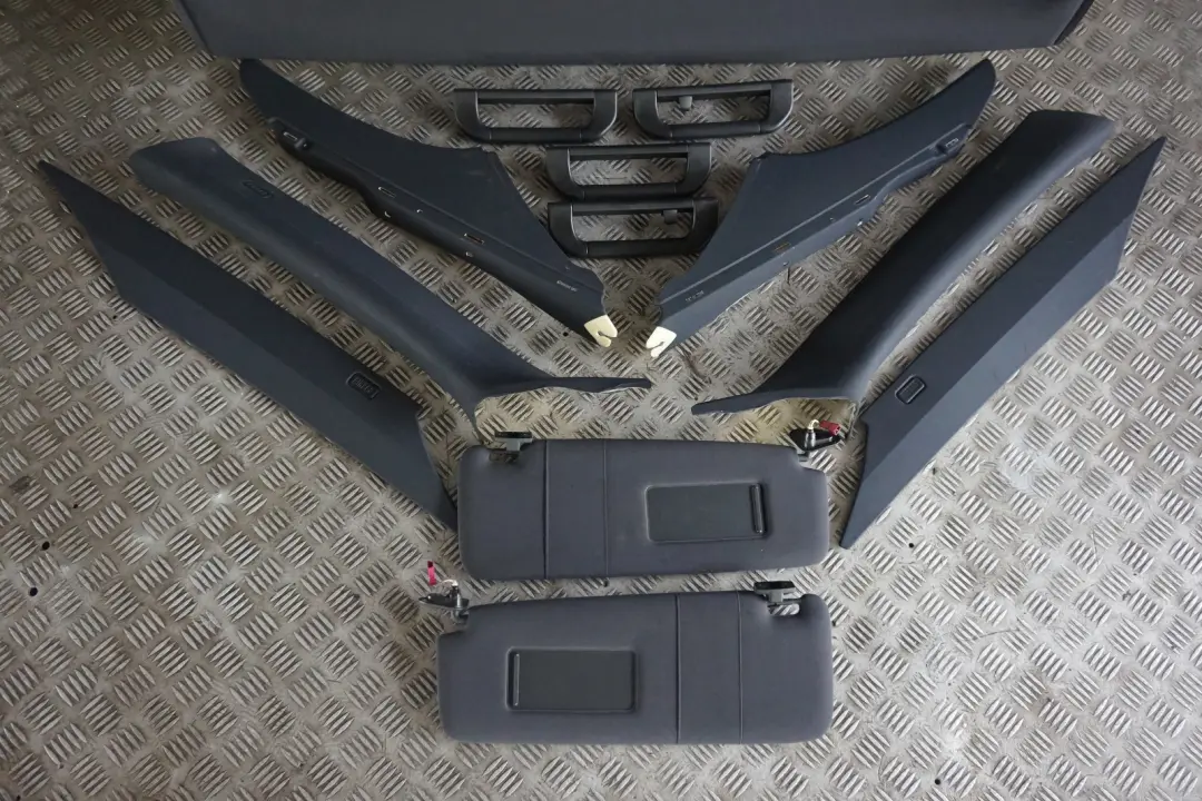 Headlining Roof Lining Black + Pillars Handles to BMW 7 Series E66 Long with Part number 7059060 BMW 7 Series E66 Long Headlining Roof Lining Black + Pillars Handles - SKU 7059060 - Part number 7059060