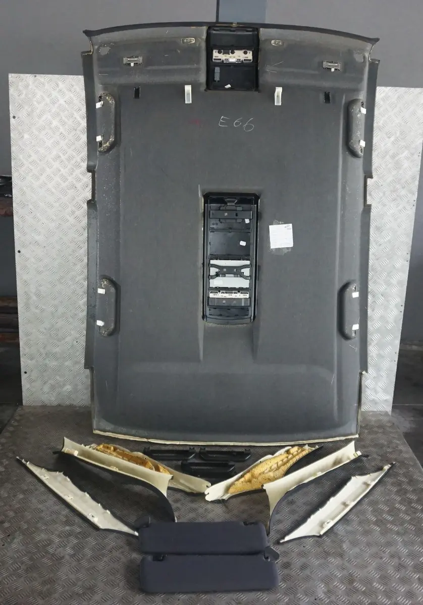 Headlining Roof Lining Black + Pillars Handles to BMW 7 Series E66 Long with Part number 7059060 BMW 7 Series E66 Long Headlining Roof Lining Black + Pillars Handles - SKU 7059060 - Part number 7059060