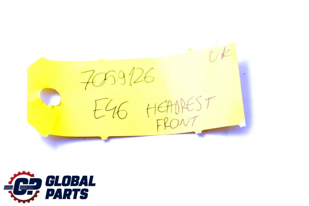 BMW 3 Series E46 Front Seat Left Right N/O/S Headrest Leather Montana Black - SKU 7059126 - Part number 7059126