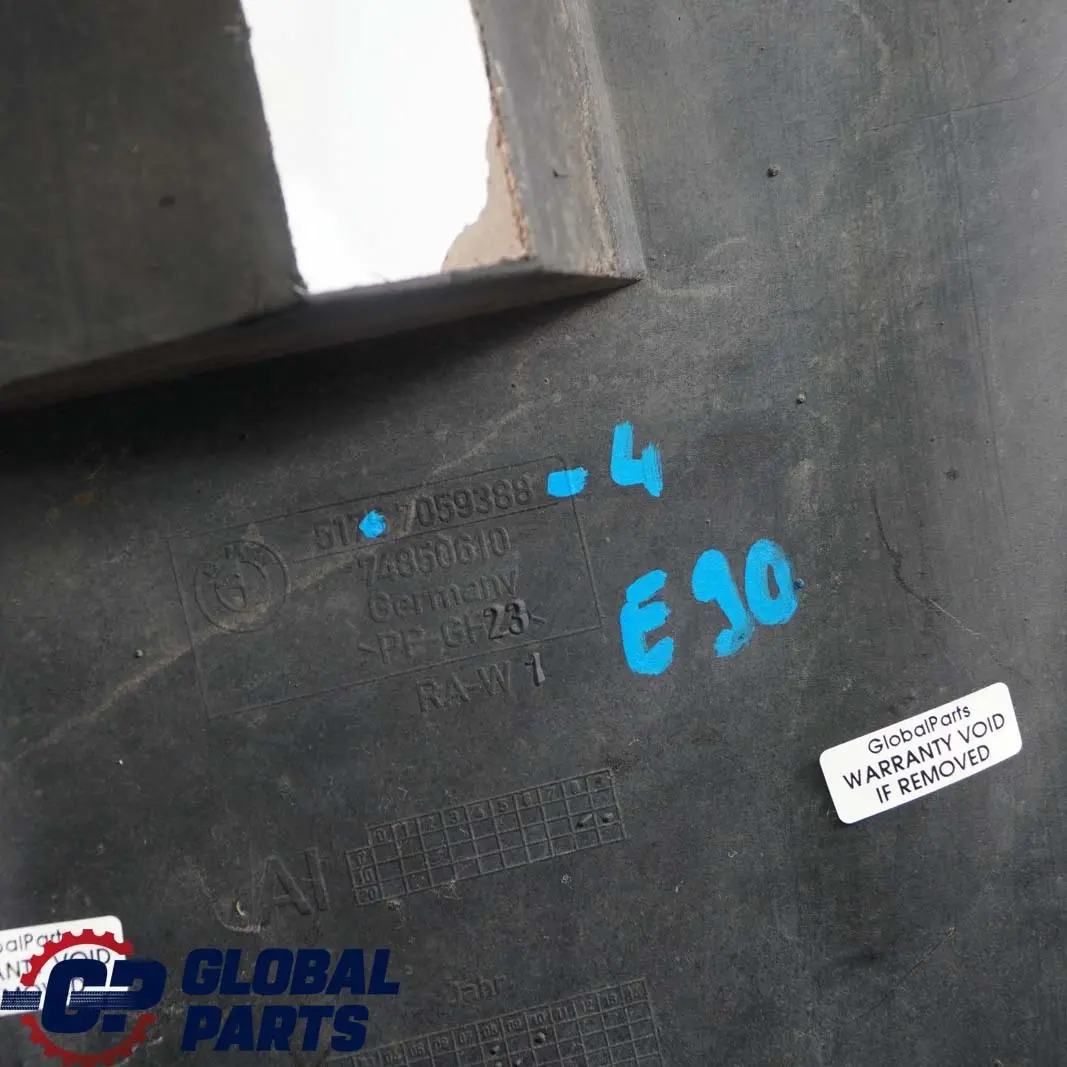 Protezione Sottoscocca Pannello Centro per BMW E81 E82 E87 E88 E90 E91 E92 4 con numero di parte 7059388 BMW E81 E82 E87 E88 E90 E91 E92 4 Protezione Sottoscocca Pannello Centro - SKU 7059388-4 - Numero di parte 7059388