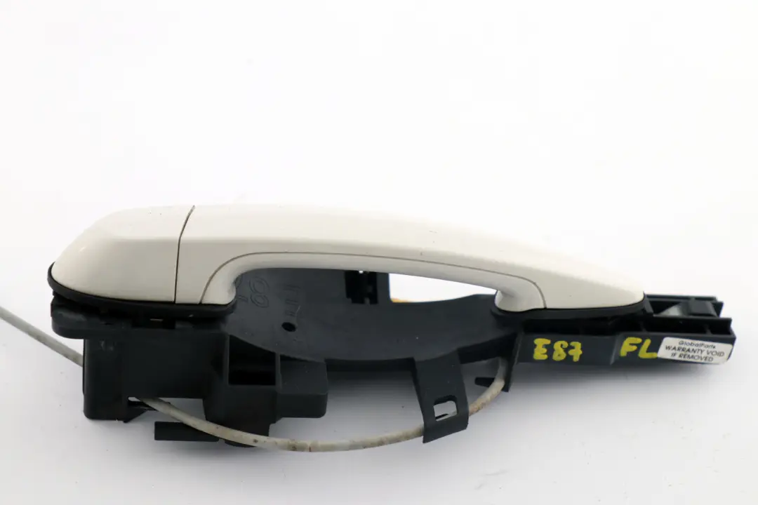 Complete Front Left Grab Handle N/S Alpinweiss White to BMW 1 Series E81 E87 with Part number 7059677 BMW 1 Series E81 E87 Complete Front Left Grab Handle N/S Alpinweiss White - SKU rhd-7059677-AW2 - Part number 7059677