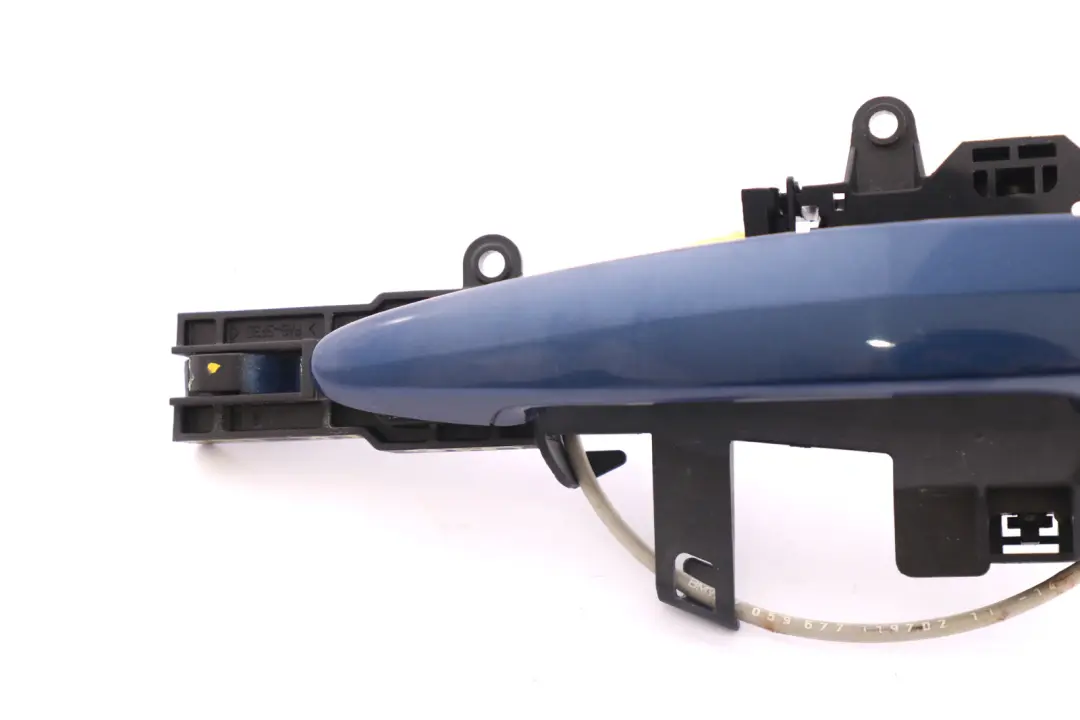 Complete Front Right Grab Handle O/S Le Mans Blau Blue 381 to BMW 1 Series E81 E87 with Part number 7059677 BMW 1 Series E81 E87 Complete Front Right Grab Handle O/S Le Mans Blau Blue 381 - SKU 7059677-LMB - Part number 7059677