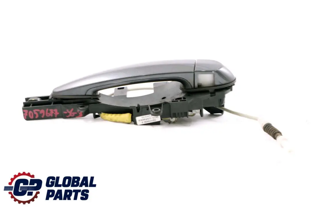 BMW 1 Series E81 E87 E87N Complete Front Left Grab Handle N/S Sparkling Graphite - SKU 7059677-SG3 - Part number 51217059677 51210445181