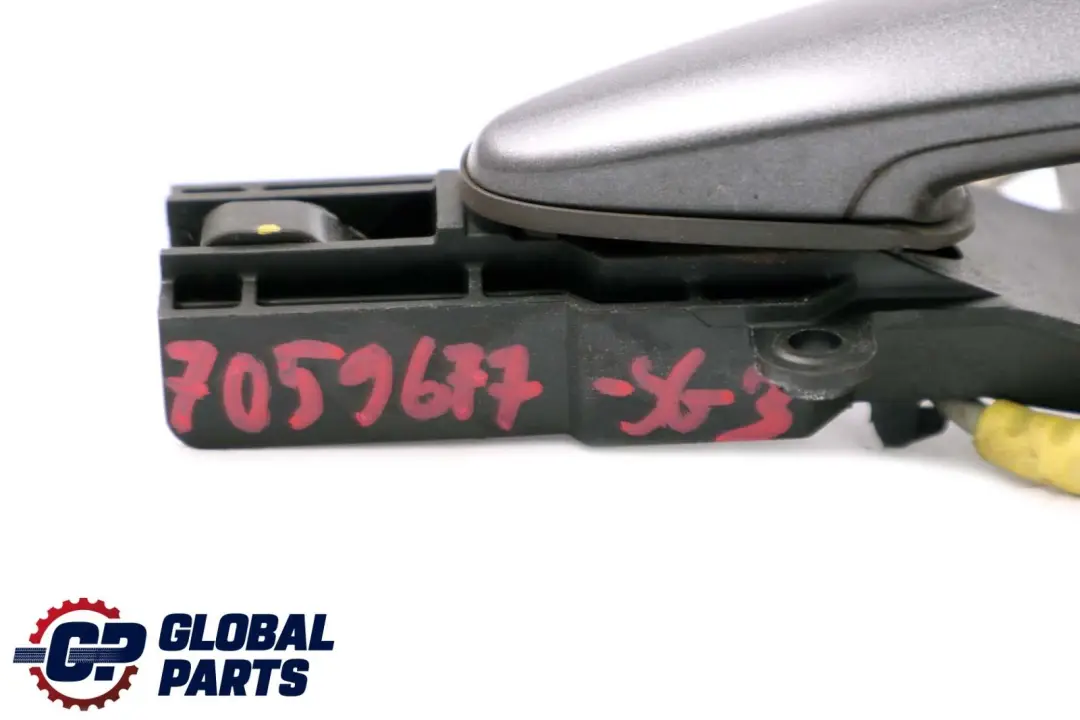 BMW 1 Series E81 E87 E87N Complete Front Left Grab Handle N/S Sparkling Graphite - SKU 7059677-SG3 - Part number 51217059677 51210445181