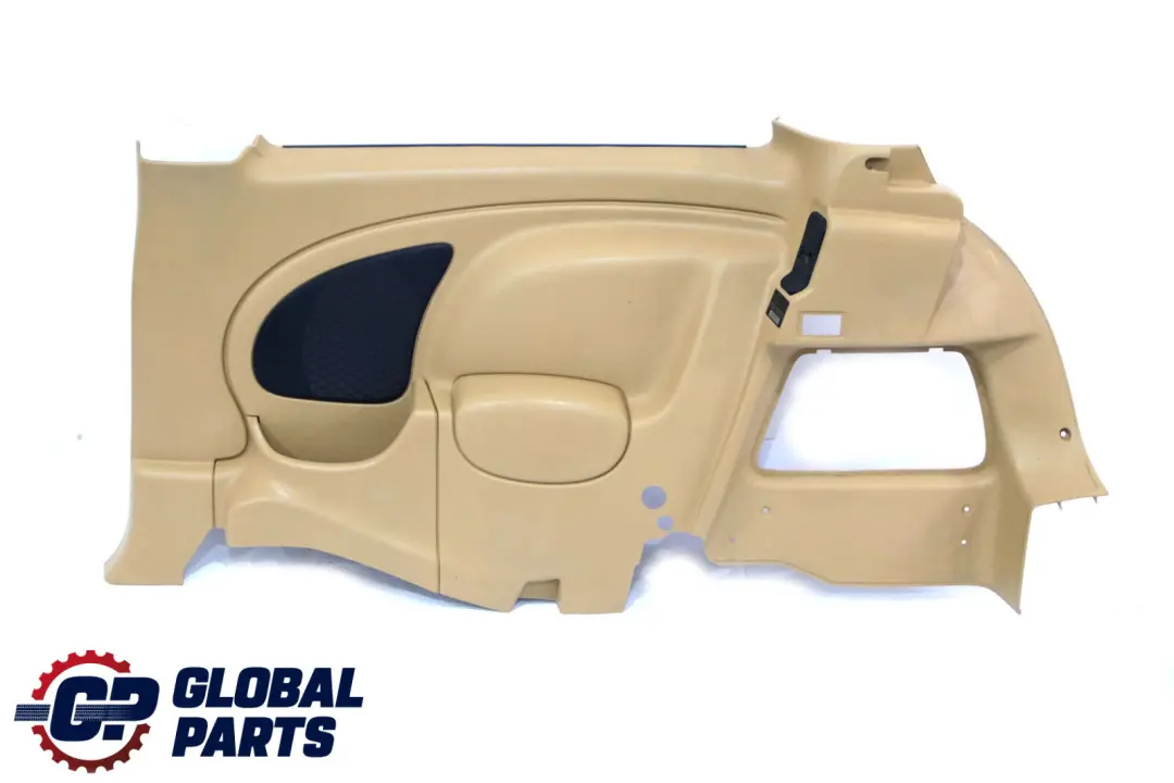 Right O/S Lateral Trim Side Panel Cordoba Beige to Mini Cooper R50 R53 Rear with Part number 7059734 Mini Cooper R50 R53 Rear Right O/S Lateral Trim Side Panel Cordoba Beige - SKU 7059734 - Part number 7059734