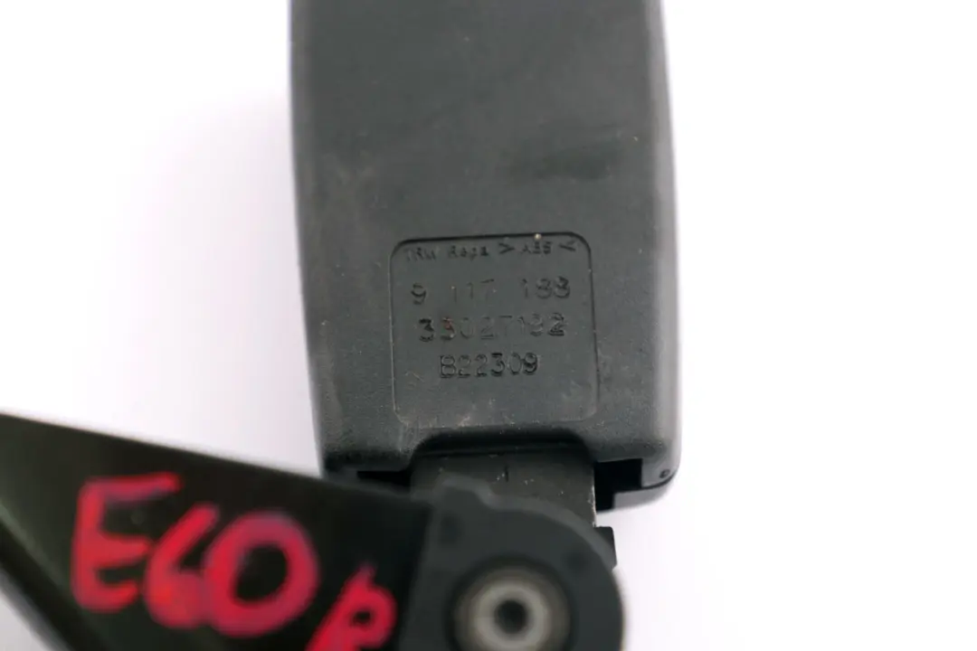  Hebilla Cinturón BMW E60 LCI Asiento Trasero Inferior Derecho 9117188 - SKU 7059772 - Número de pieza 7059772
