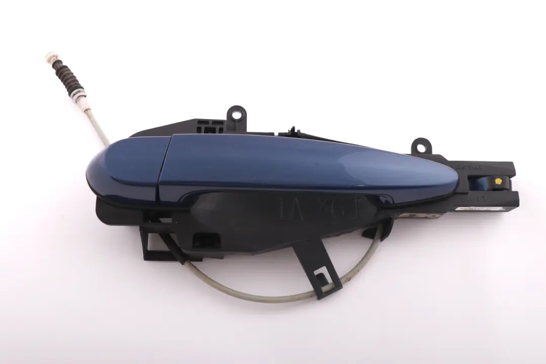 Complete Front Left Grab Handle N/S Le Mans Blau Blue to BMW 3 Series E90 E91 with Part number 7059971 BMW 3 Series E90 E91 Complete Front Left Grab Handle N/S Le Mans Blau Blue - SKU 7059971-LMB - Part number 7059971