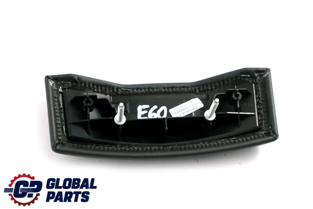 BMW E60 E61 Revêtement de la console centrale arrière noire - SKU 7060174 - Numéro de pièce 7060174