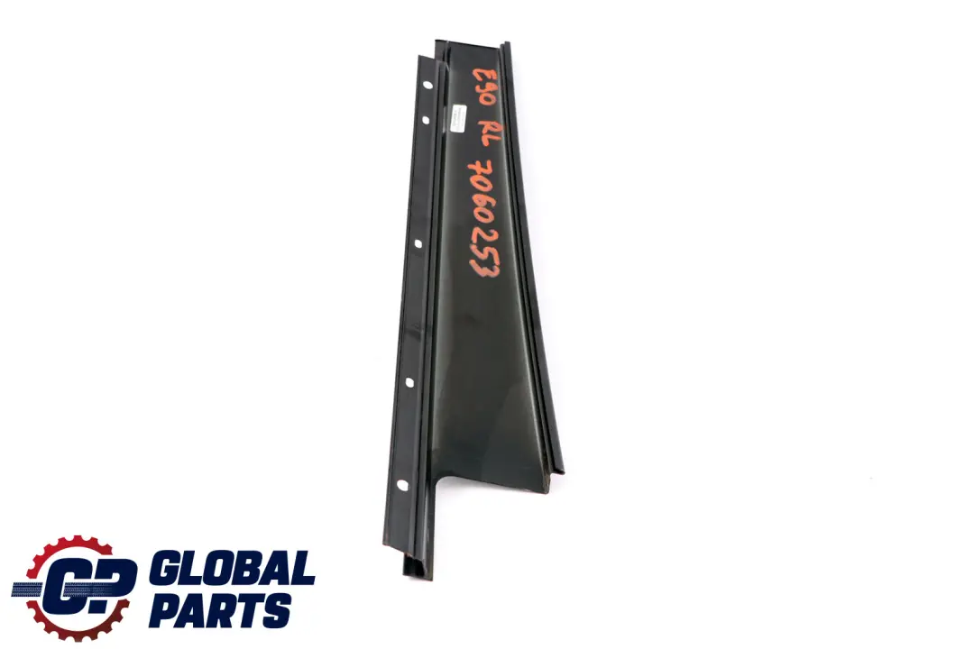 BMW 3 Series E90 E91 Finisher Window Frame B-Pillar Rear Left Door N/S Black - SKU 7060253 - Part number 7060253