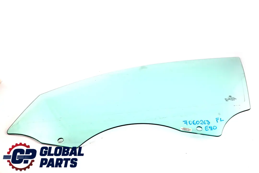 BMW 3 Series E90 E91 Front Left Door N/S Window Glass AS2 Green - SKU 7060263 - Part number 7060263