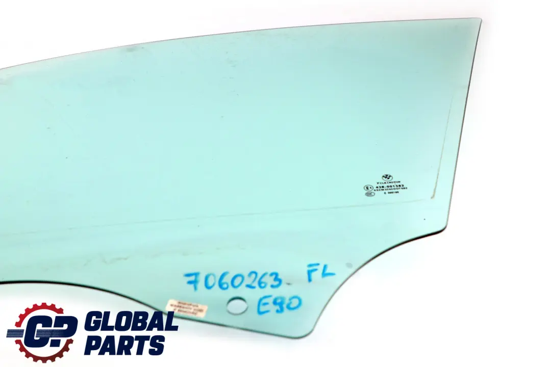 BMW E90 E91 Vetro Della Portiera Anteriore Sinistra Vetri Verde Vetro AS2 - SKU 7060263 - Numero di parte 7060263