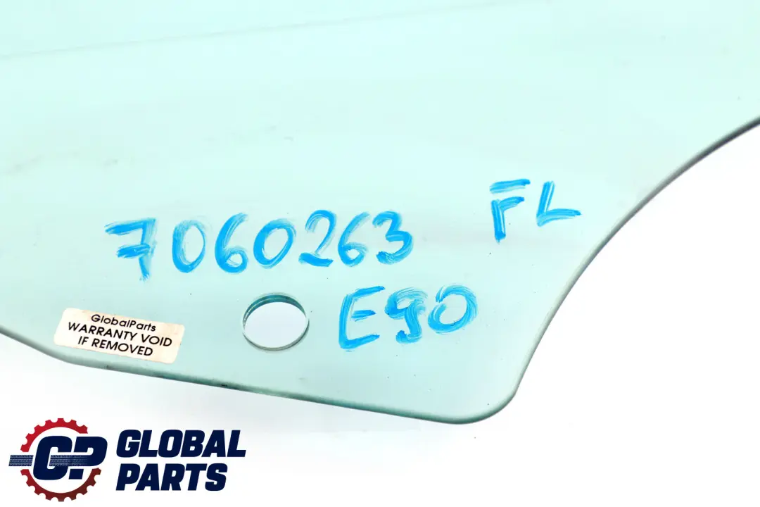 BMW E90 E91 Vetro Della Portiera Anteriore Sinistra Vetri Verde Vetro AS2 - SKU 7060263 - Numero di parte 7060263