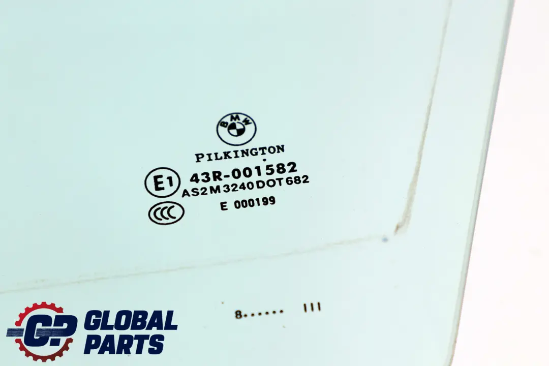 BMW 3 er E90 E91 Türscheibe vorne links Verglasung grün Glas AS2 - SKU 7060263 - Teilenummer 7060263