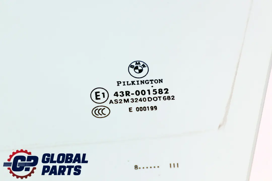 BMW 3 er E90 E91 Türscheibe vorne links Verglasung grün Glas AS2 - SKU 7060263 - Teilenummer 7060263