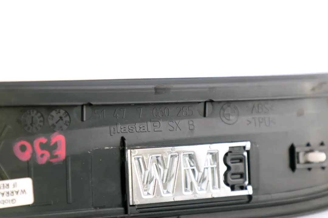 BMW 3 er E90 E90N E91 E91N Blende Einstieg Hinten Links 5147 - SKU 7060285 - Teilenummer 7060285