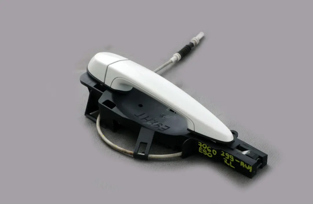 BMW 3 Series E90 E91 Complete Grab Handle Rear Left N/S Alpinweiss Alpine White - SKU 7060299-AW1 - Part number 7060299
