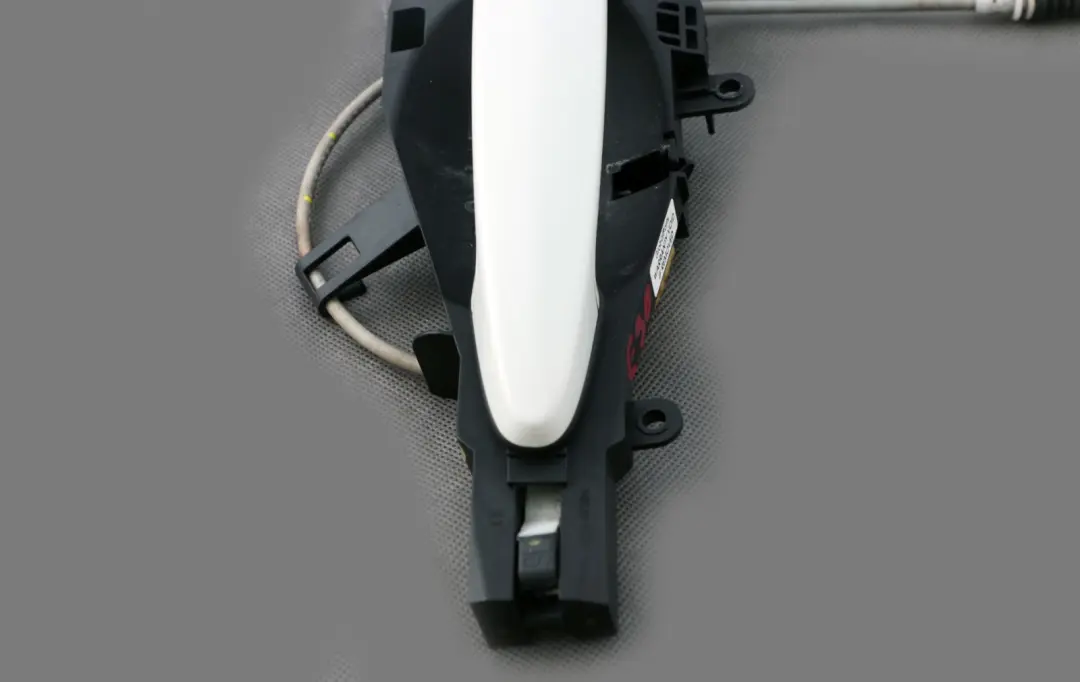 BMW 3 Series E90 E91 Complete Grab Handle Rear Left N/S Alpinweiss Alpine White - SKU 7060299-AW1 - Part number 7060299