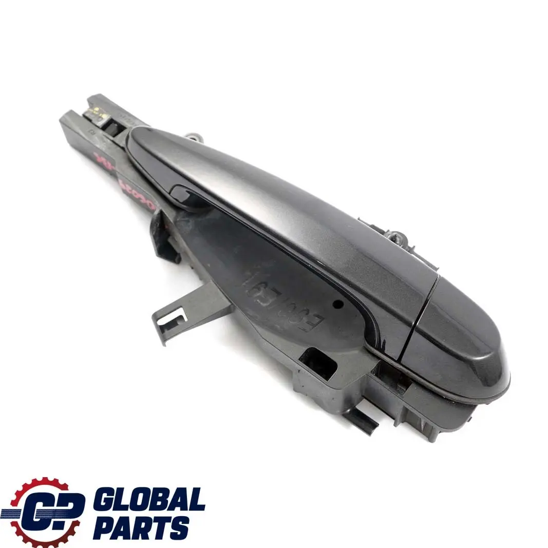 BMW 3 Series E90 E91 LCI Complete Rear Left Grab Handle N/S Black Sapphire 475 - SKU 7060299-BS - Part number 51227060299 51210445183