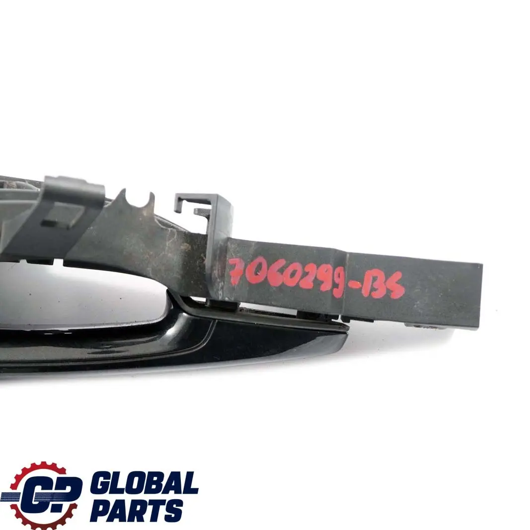 BMW 3 Series E90 E91 LCI Complete Rear Left Grab Handle N/S Black Sapphire 475 - SKU 7060299-BS - Part number 51227060299 51210445183