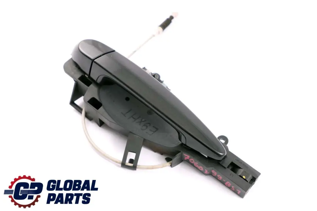 BMW Serie 3 1 E90 E91 LCI Asidero Trasero Izquierdo Completo Zafiro Negro 475 - SKU 7060299-BS1 - Número de pieza 51227060299 51210445183