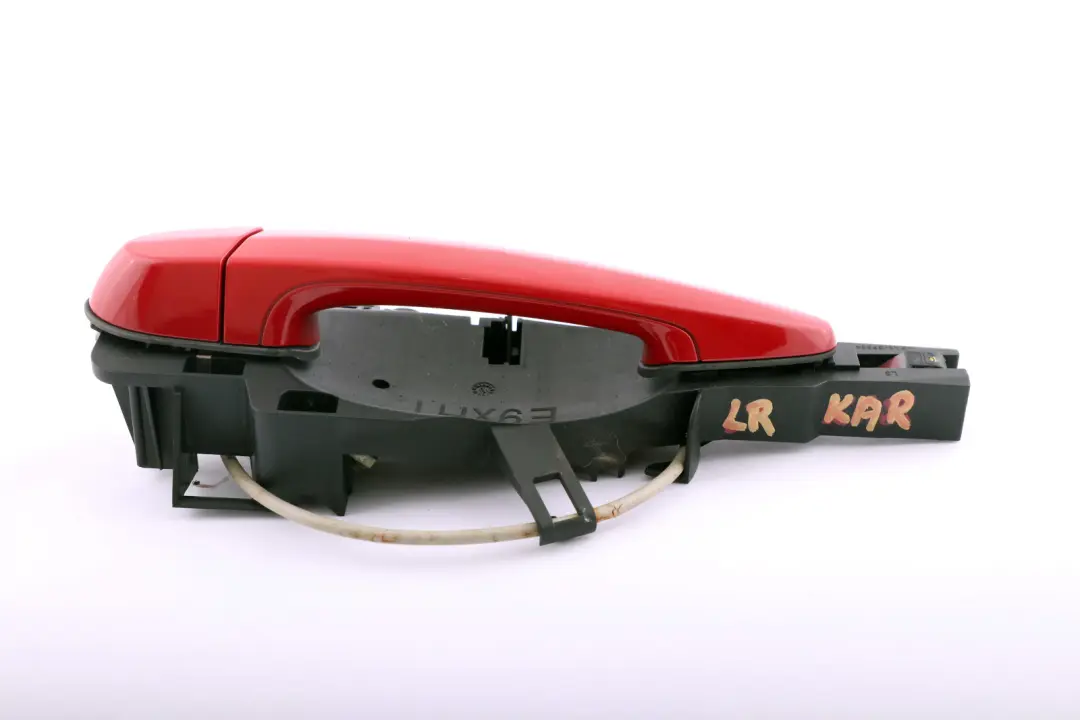 3er E90 E91 Kompletter hinterer Haltegriff links Karmesinrot Crimson Red für BMW mit Teilenummer 7060299 BMW 3er E90 E91 Kompletter hinterer Haltegriff links Karmesinrot Crimson Red - SKU 7060299-KAR - Teilenummer 7060299