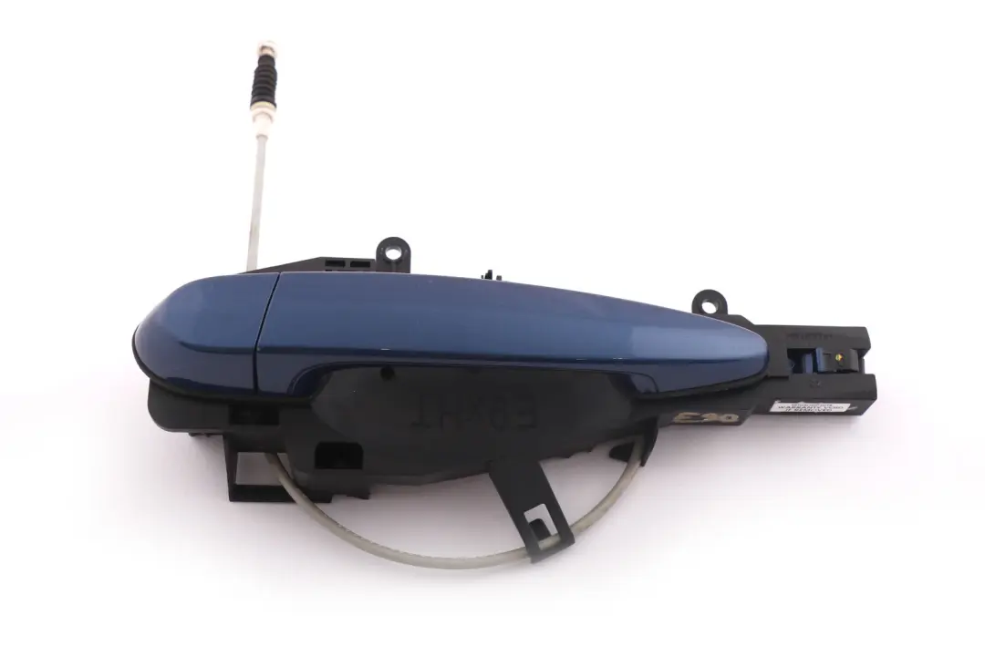 Asidero Trasero Izquierdo Completo Le Mans Blau Azul para BMW E90 E91 con número de pieza 7060299 BMW E90 E91 Asidero Trasero Izquierdo Completo Le Mans Blau Azul - SKU 7060299-LMB - Número de pieza 7060299