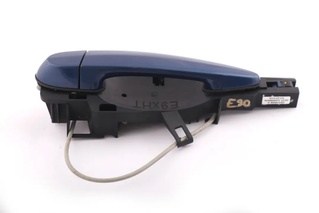 Asidero Trasero Izquierdo Completo Le Mans Blau Azul para BMW E90 E91 con número de pieza 7060299 BMW E90 E91 Asidero Trasero Izquierdo Completo Le Mans Blau Azul - SKU 7060299-LMB - Número de pieza 7060299