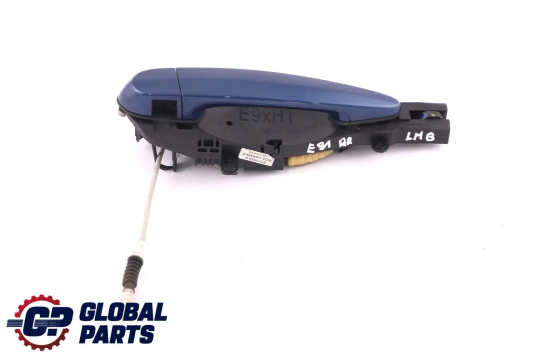 Right Grab Handle Door O/S Le Mans Blau Blue 381 to BMW E90 E91 Rear with Part number 7060299 BMW E90 E91 Rear Right Grab Handle Door O/S Le Mans Blau Blue 381 - SKU 7060299-LMB1 - Part number 7060299