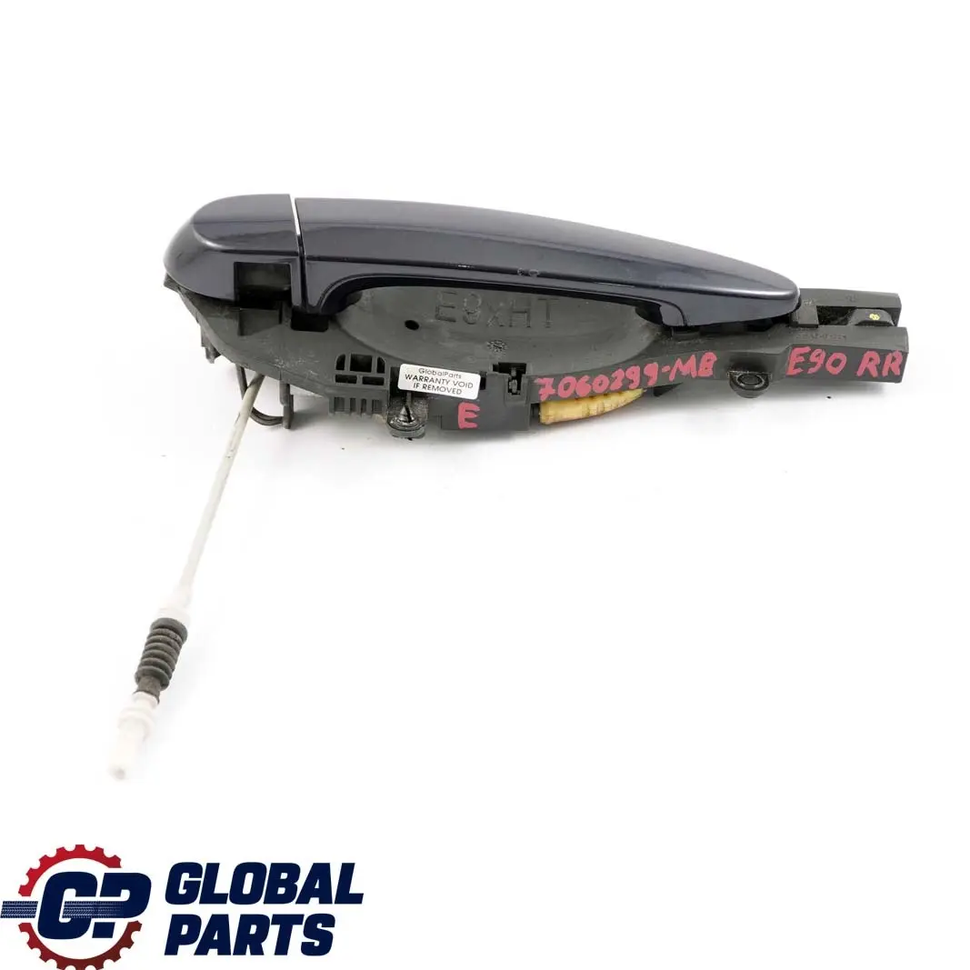 Asidero Trasero Derecho Completo Monacoblau Azul A35 para BMW E90 E91 con número de pieza 7060299 BMW E90 E91 Asidero Trasero Derecho Completo Monacoblau Azul A35 - SKU 7060299-MB - Número de pieza 7060299