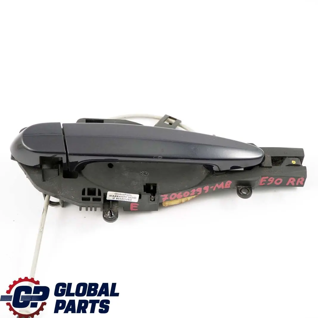 BMW E90 E91 Asidero Trasero Derecho Completo Monacoblau Azul A35