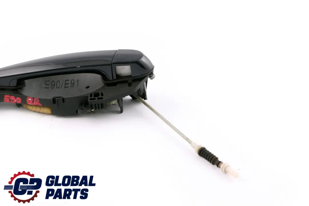 BMW 3 Series 1 E90 E91 Complete Rear Left Grab Handle N/S Monacoblau Blue A35 - SKU 7060299-MB1 - Part number 7060299