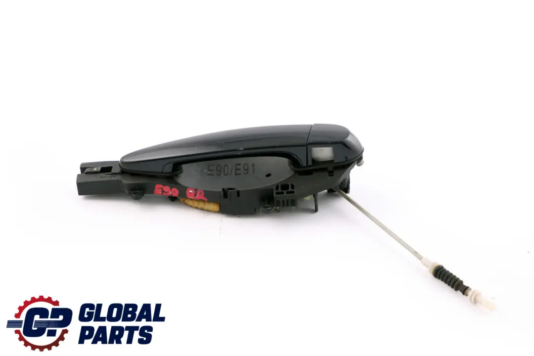 BMW 3 Series 1 E90 E91 Complete Rear Left Grab Handle N/S Monacoblau Blue A35 - SKU 7060299-MB1 - Part number 7060299