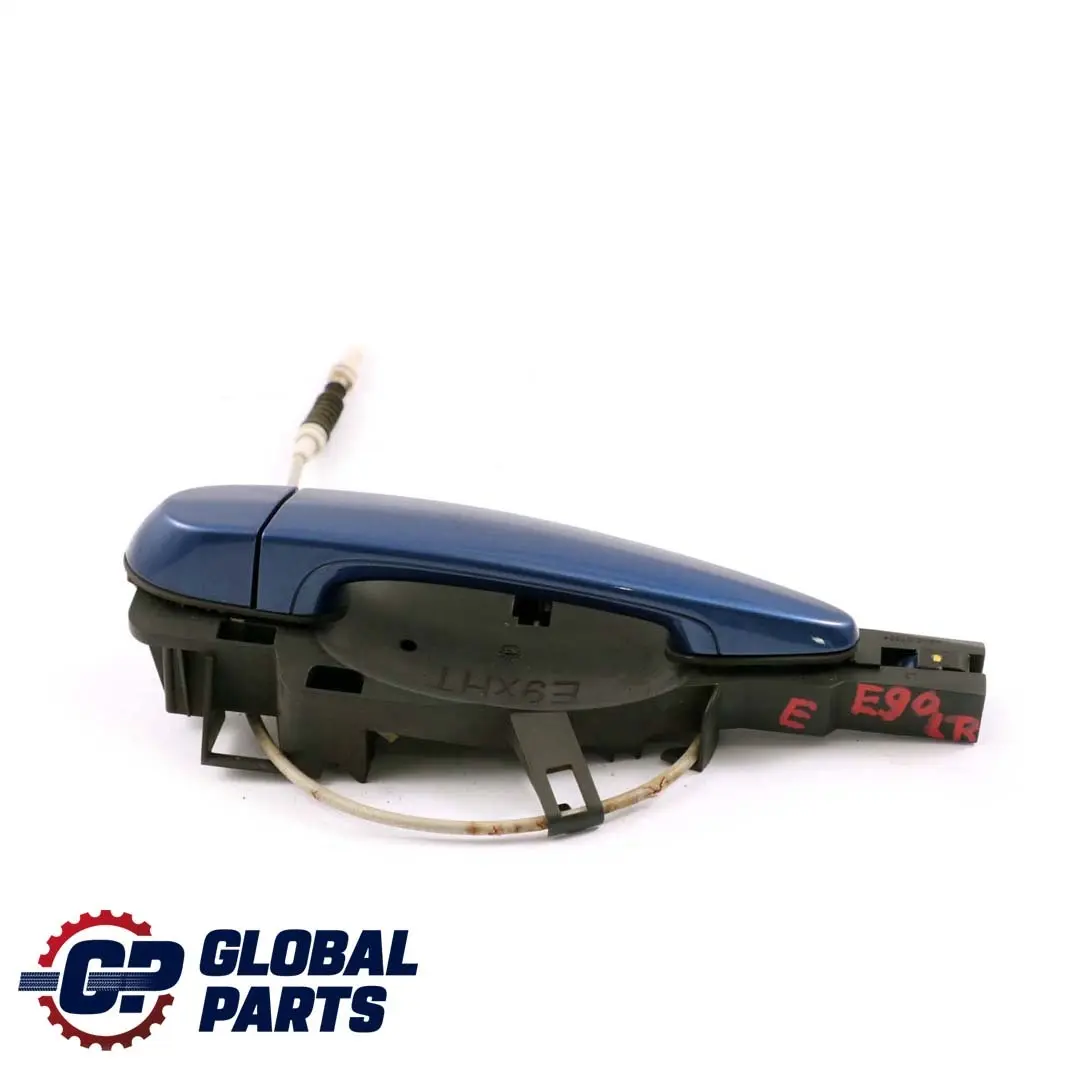 BMW 3 Series 1 E90 E91 Grab Handle Left Door Rear N/S Montegoblau Montego Blue - SKU 7060299-MTB1 - Part number 7060299