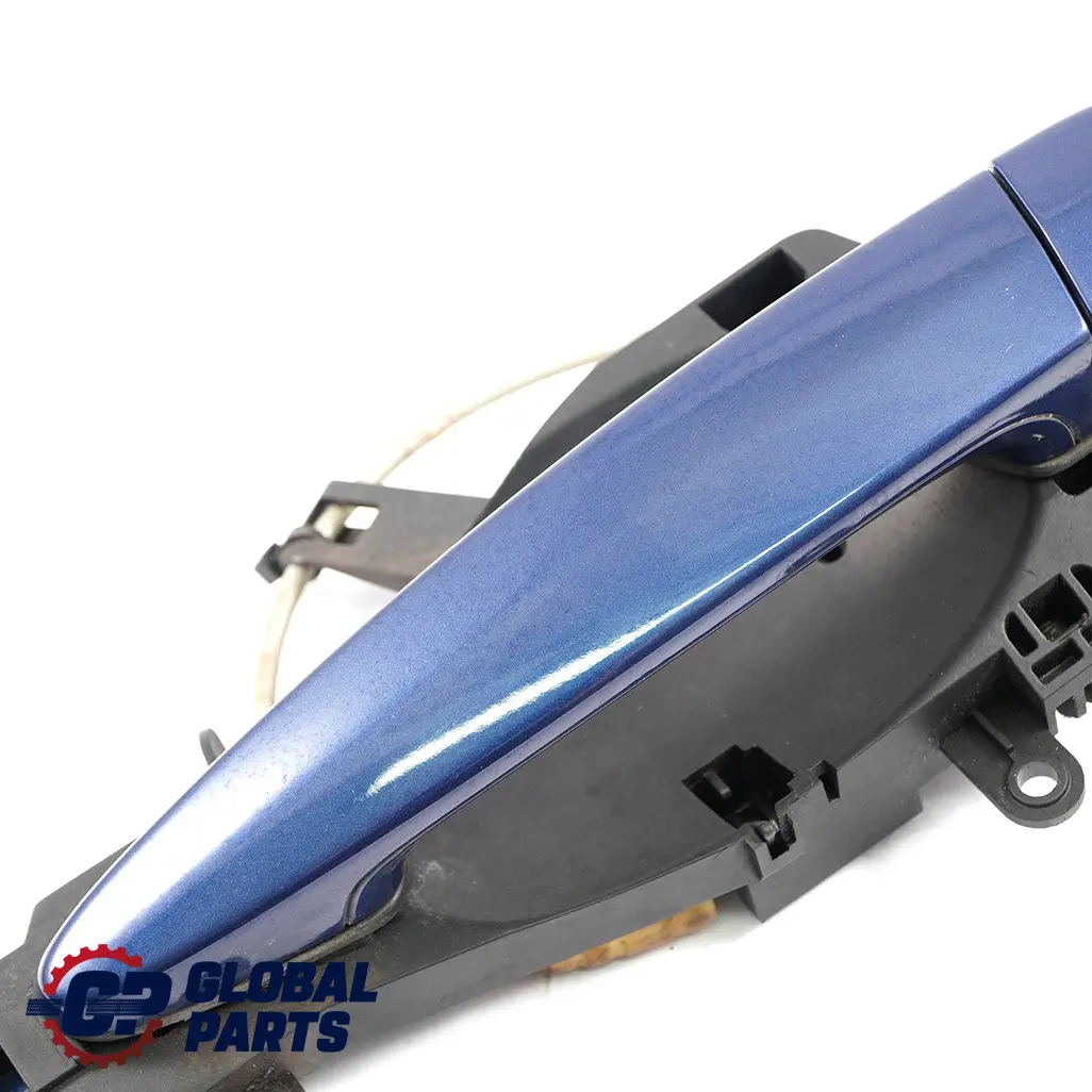 Grab Handle Left Door Rear N/S Mysticblau Mystic Blue A07 to BMW 3 E90 E91 1 with Part number 7060299 BMW 3 E90 E91 1 Grab Handle Left Door Rear N/S Mysticblau Mystic Blue A07 - SKU 7060299-MYS1 - Part number 7060299