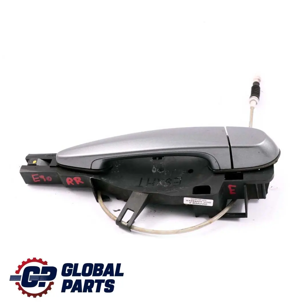 Complete Rear Right Handle Grab O/S Spacegrau Grey to BMW 3 Series E90 E91 with Part number 7060299 BMW 3 Series E90 E91 Complete Rear Right Handle Grab O/S Spacegrau Grey - SKU 7060299-SCG - Part number 7060299