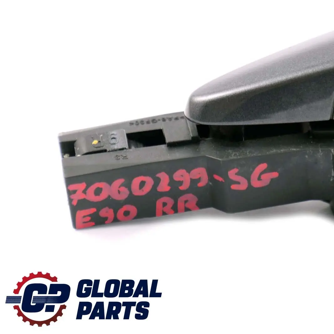 ?BMW E90 E91 LCI Asidero trasero derecho completo Sparkling Graphite para con número de pieza 7060299 ?BMW E90 E91 LCI Asidero trasero derecho completo Sparkling Graphite - SKU 7060299-SG - Número de pieza 7060299